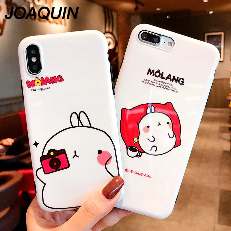 MOLANG Pattern Phone Cases For iphone 6 Case For iPhone XS Max XR XS 6 6S 7 8 Plus X Back Cover Fashion Soft IMD Cases
MOLANG Pattern Phone Cases For iphone 6 Case For iPhone XS Max XR XS 6 6S 7 8 Plus X Back Cover Fashion Soft IMD Cases