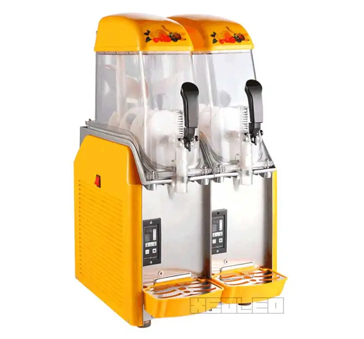 Description Picture 5 of itemXEOLEO Double Tank Slush Machine 12L*2 Ice Slusher 900W Snow Melting Machine Smoothies Granita Machine Commercial Smoothie Maker