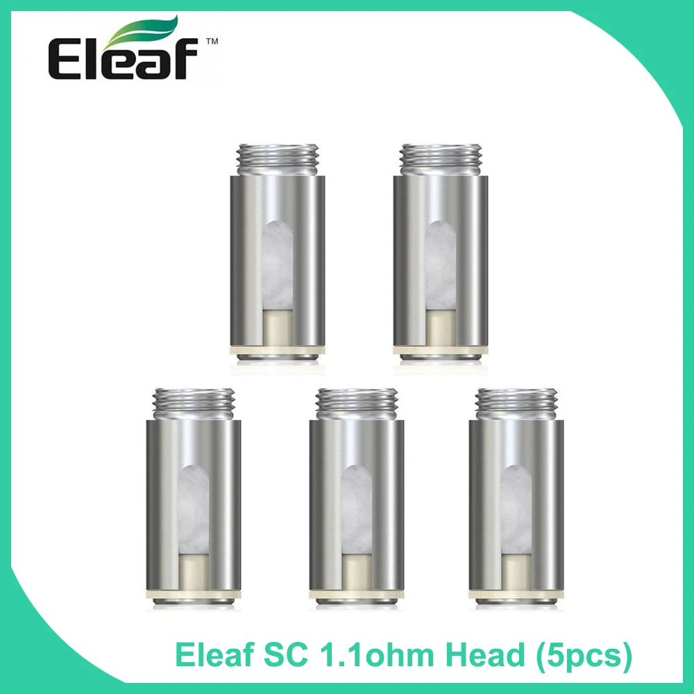 Original Eleaf SC 1.1ohm Head 5pcs/lot new SS316 5-15W for ASTER Total/iCare/ iCare Mini kit eleaf coil best use high VG liquid
Original Eleaf SC 1.1ohm Head 5pcs/lot new SS316 5-15W for ASTER Total/iCare/ iCare Mini kit eleaf coil best use high VG liquid