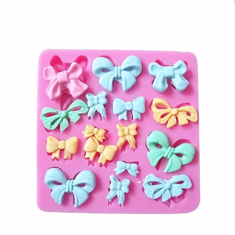 Various Cute Bowknot Shape Silicone Cake Mold , 3D Mould For Candy Cookies Fondant Cake Tools Cake Decorating
Various Cute Bowknot Shape Silicone Cake Mold , 3D Mould For Candy Cookies Fondant Cake Tools Cake Decorating