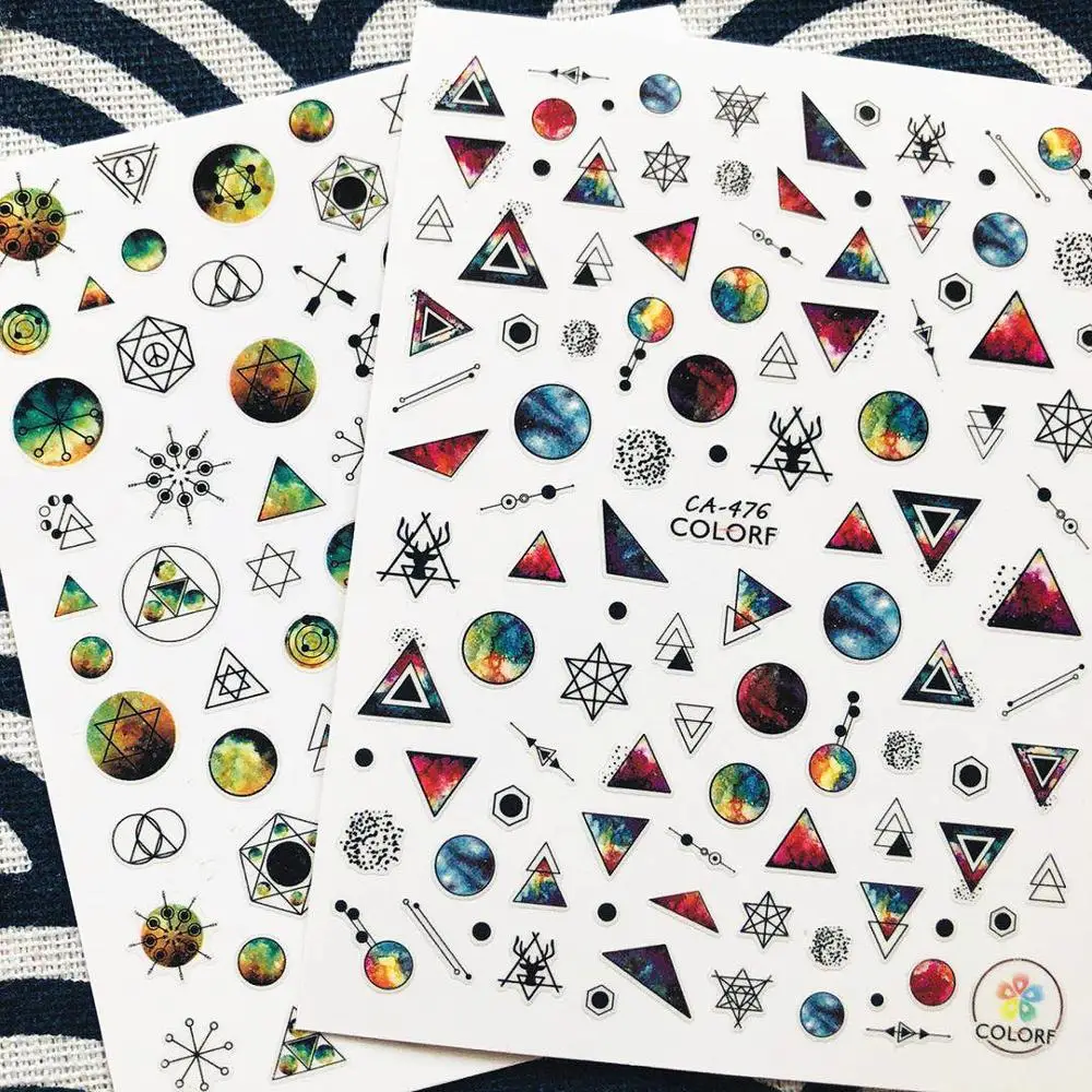 CA-476-477 Psychedelic universe series DESIGNS COOL 3d nail art stickers decal template diy nail tool decorations
CA-476-477 Psychedelic universe series DESIGNS COOL 3d nail art stickers decal template diy nail tool decorations