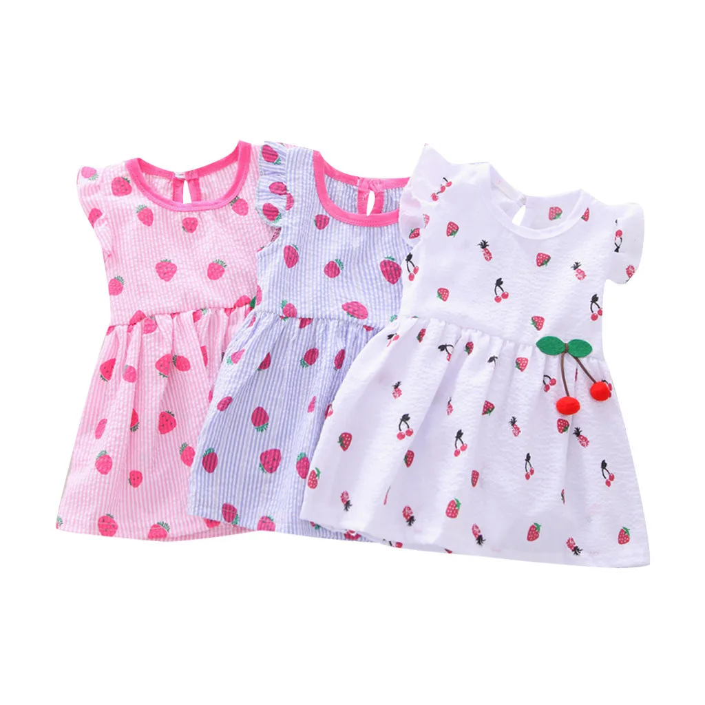 Fashion flying sleeves beautiful fruit print dress Girls Fly Sleeve Fruit Print Princess Dresses Casual Clothes F4
Fashion flying sleeves beautiful fruit print dress Girls Fly Sleeve Fruit Print Princess Dresses Casual Clothes F4
