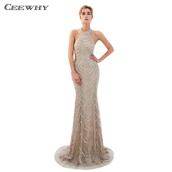 CEEWHY Open Back Sexy Evening Dress Plus Size Abendkleider Dubai Evening Gown Mermaid Evening Dresses Beaded Vestidos Largos
CEEWHY Open Back Sexy Evening Dress Plus Size Abendkleider Dubai Evening Gown Mermaid Evening Dresses Beaded Vestidos Largos