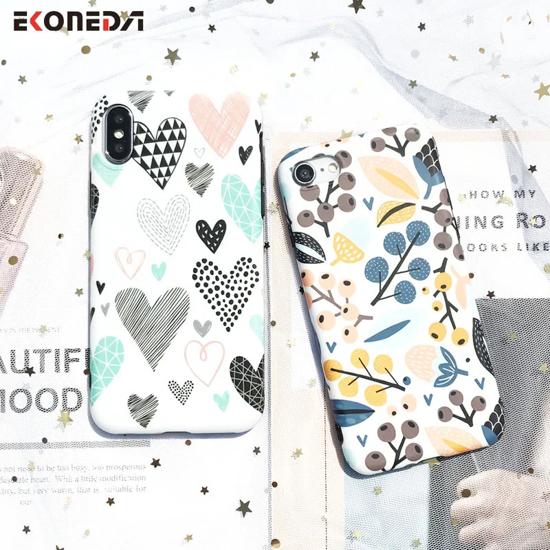 EKONEDA Love Hearts Loquat Patterned Case For iPhone 6 6S 7 Plus Silicone Case Matte Soft TPU Cover For iPhone 8 Plus X
EKONEDA Love Hearts Loquat Patterned Case For iPhone 6 6S 7 Plus Silicone Case Matte Soft TPU Cover For iPhone 8 Plus X