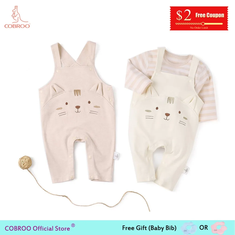 COBROO Newborn Baby Girl Overalls Children Baby Clothes Cute Kitty Cat Pattern Cotton Overalls Unisex Brown 0-24 Months NY520019
COBROO Newborn Baby Girl Overalls Children Baby Clothes Cute Kitty Cat Pattern Cotton Overalls Unisex Brown 0-24 Months NY520019