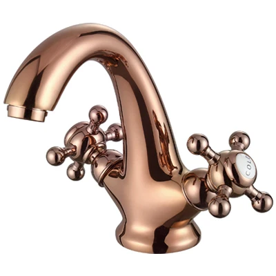 Luxury Rose gold solid brass copper Unique style basin faucet European Hot and cold water basin tap--M493
Luxury Rose gold solid brass copper Unique style basin faucet European Hot and cold water basin tap--M493