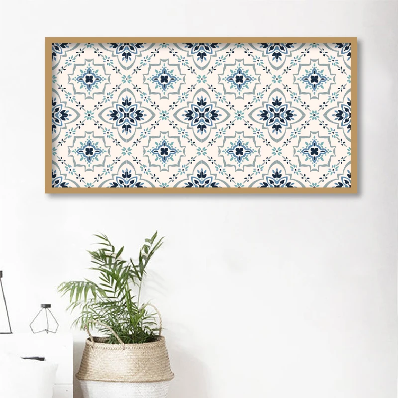 Рисунок Talavera Azulejos португальский турецкий орнамент холст живопись испанский