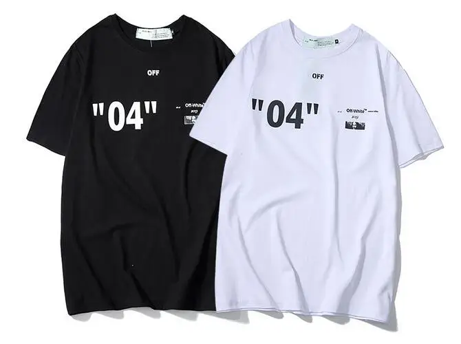 Novelty European American Off-White C/O VIRGIL ABLOH 04 Unisex Couple Lovers models Cotton Fashion Short Round neck T-shirt
Novelty European American Off-White C/O VIRGIL ABLOH 04 Unisex Couple Lovers models Cotton Fashion Short Round neck T-shirt