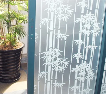 60*300cm Top grade Opaque Self-adhesive Frosted Privacy Glass Window Film Decorative Window Stickers White/Green Bamboo Bedroom 
60*300cm Top grade Opaque Self-adhesive Frosted Privacy Glass Window Film Decorative Window Stickers White/Green Bamboo Bedroom