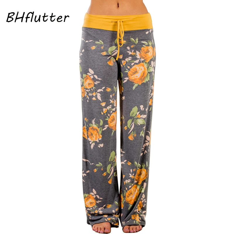BHflutter Casual Long Pants Women 2018 New Arrival Floral Print Mid Waist Spring Autumn Trousers Female Winter Wide Leg Pants
BHflutter Casual Long Pants Women 2018 New Arrival Floral Print Mid Waist Spring Autumn Trousers Female Winter Wide Leg Pants
