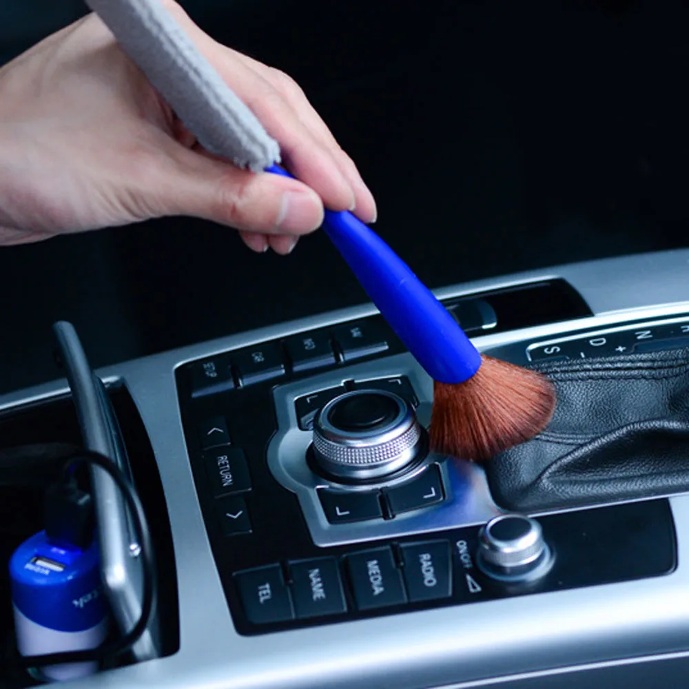 1pc Double Side Multi-function Interior Cleaning Brushes Car Wash Tools For Air Conditioning Panel Gap Dusting Remove Auto Wash
1pc Double Side Multi-function Interior Cleaning Brushes Car Wash Tools For Air Conditioning Panel Gap Dusting Remove Auto Wash