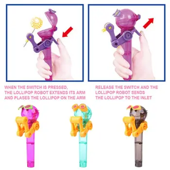 New Lollipop Container Holder Pops Container Lollipop Robot Stress Reliever Toys
New Lollipop Container Holder Pops Container Lollipop Robot Stress Reliever Toys