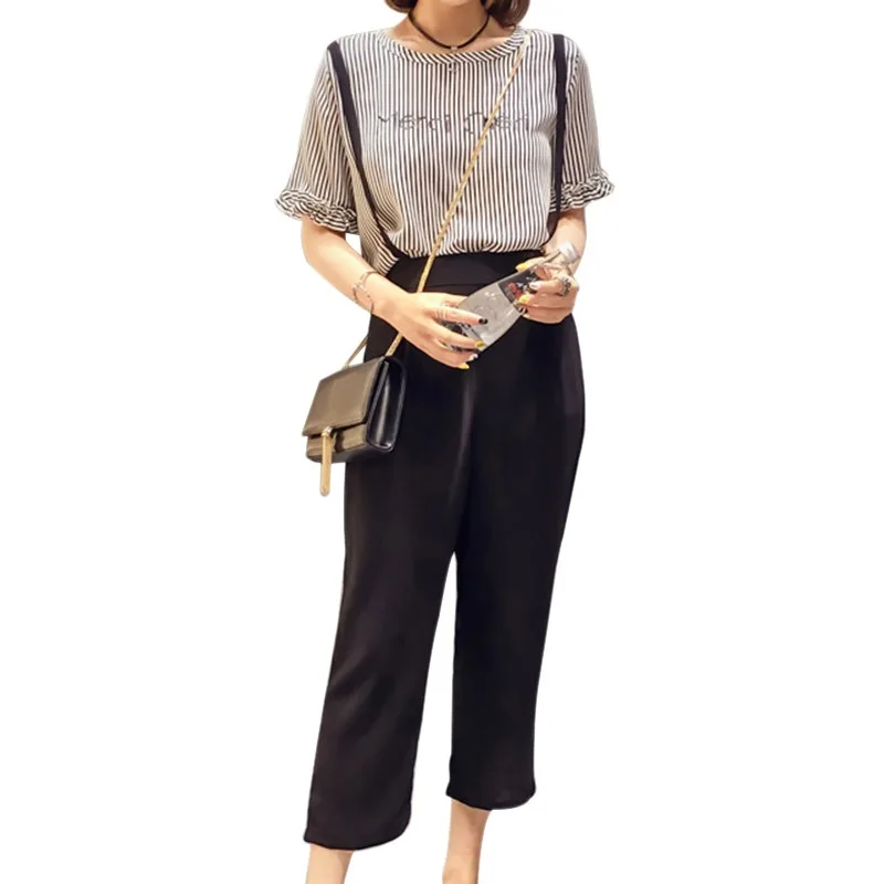 2019 New Women Clothes Set Korean Version Of Chiffon Shirt +Broad Leg Split Belt Pants Casual Suit
2019 New Women Clothes Set Korean Version Of Chiffon Shirt +Broad Leg Split Belt Pants Casual Suit