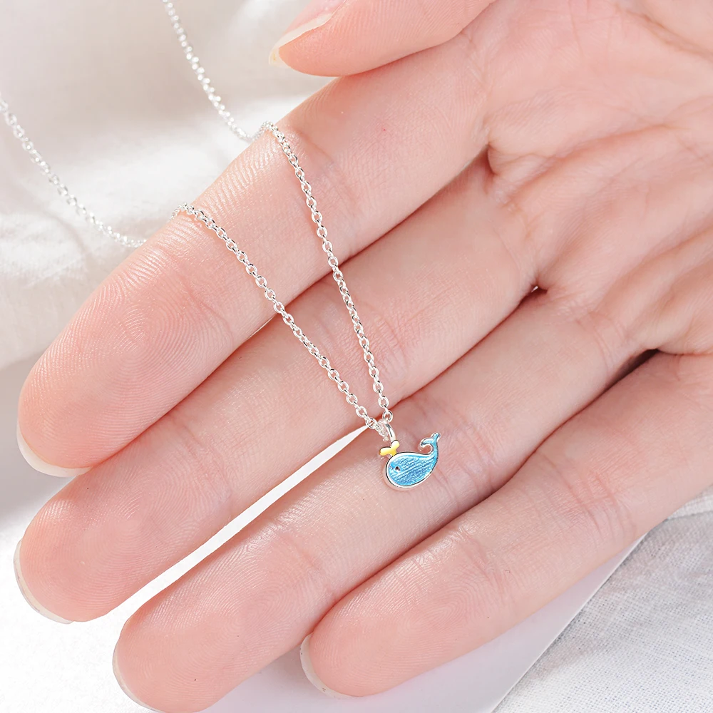 Todorova Lovely Blue Enamel Cetaceans Whale Pendant Necklace Fish choker Necklace Women Girls Fashion Animal Jewelry
Todorova Lovely Blue Enamel Cetaceans Whale Pendant Necklace Fish choker Necklace Women Girls Fashion Animal Jewelry