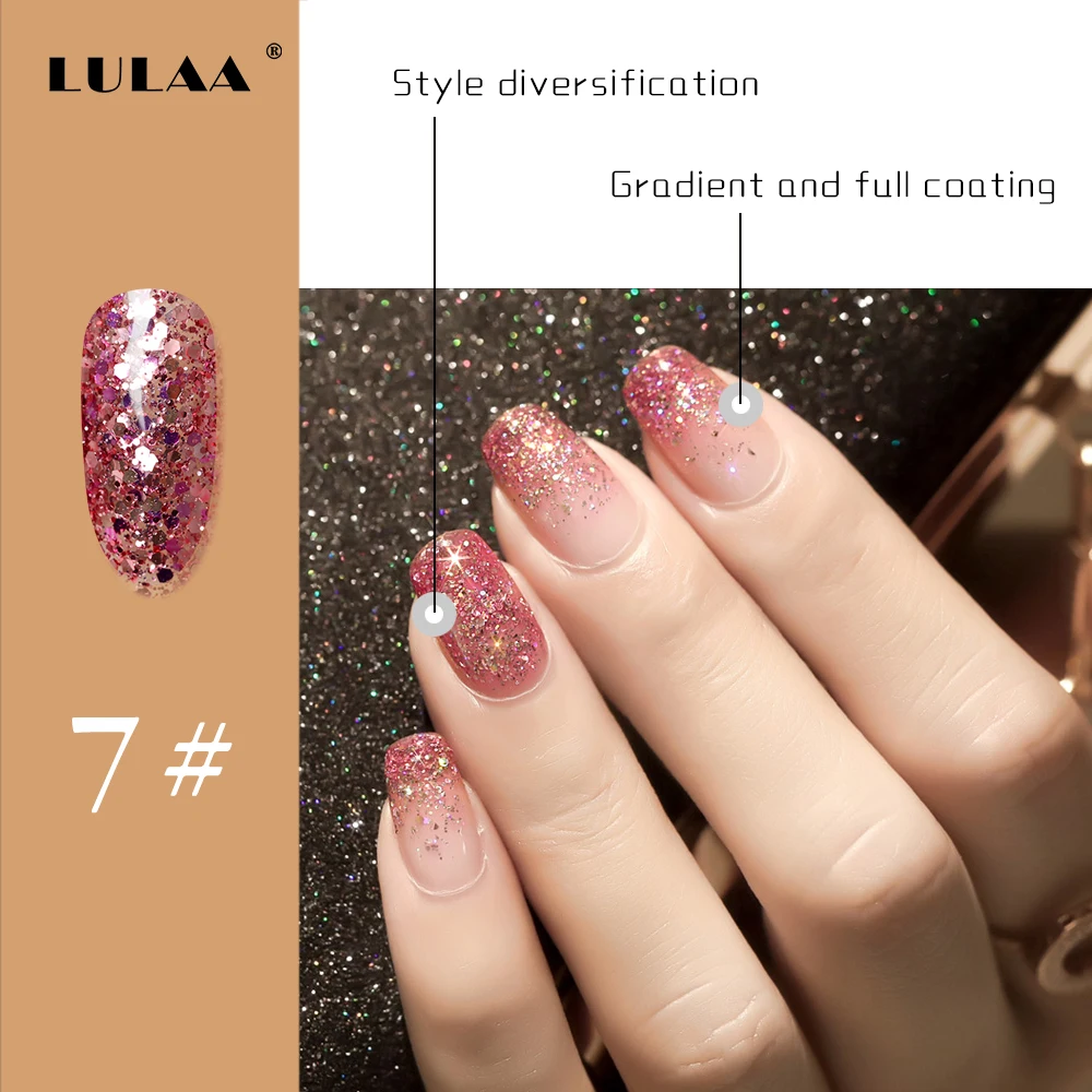 LULAA Gel primer for nail 6ML 12 Color Sequins Nail Gel Polish Shiny Long-Lasting UV Nail Gel Gorgeous Nail Art Lacquer
LULAA Gel primer for nail 6ML 12 Color Sequins Nail Gel Polish Shiny Long-Lasting UV Nail Gel Gorgeous Nail Art Lacquer