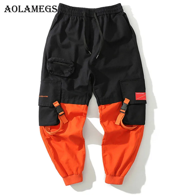 Aolamegs Pants Men Block Hit Color Pocket Track Pants Male Fashion Trousers Elastic Waist Hip Hop Joggers Sweatpants Streetwear
Aolamegs Pants Men Block Hit Color Pocket Track Pants Male Fashion Trousers Elastic Waist Hip Hop Joggers Sweatpants Streetwear