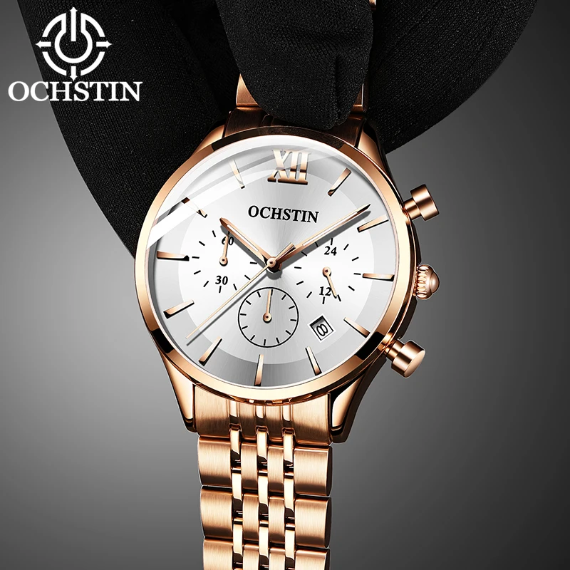OCHSTIN Brand 2019 Men's Watch Wrist Watch Clock For Male Stainless Steel Strap Watches Waterproof Men Quartz Watch Relojes
OCHSTIN Brand 2019 Men's Watch Wrist Watch Clock For Male Stainless Steel Strap Watches Waterproof Men Quartz Watch Relojes