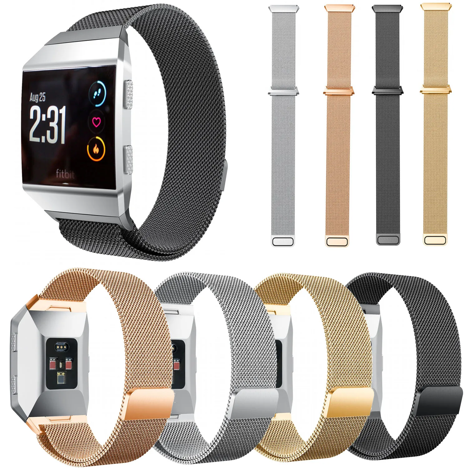 Ремешок для часов Fitbit, ионный ремешок, браслет из нержавеющей стали для ионного ремешка Fitbit
Ремешок для часов Fitbit, ионный ремешок, браслет из нержавеющей стали для ионного ремешка Fitbit