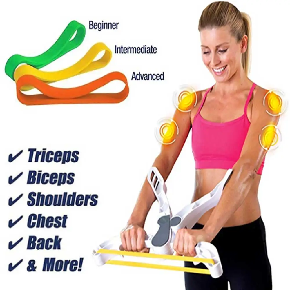 Wonder Arms exercise band arm strength brawn training device upper body arm biceps shoulder chest back workout machine
Wonder Arms exercise band arm strength brawn training device upper body arm biceps shoulder chest back workout machine