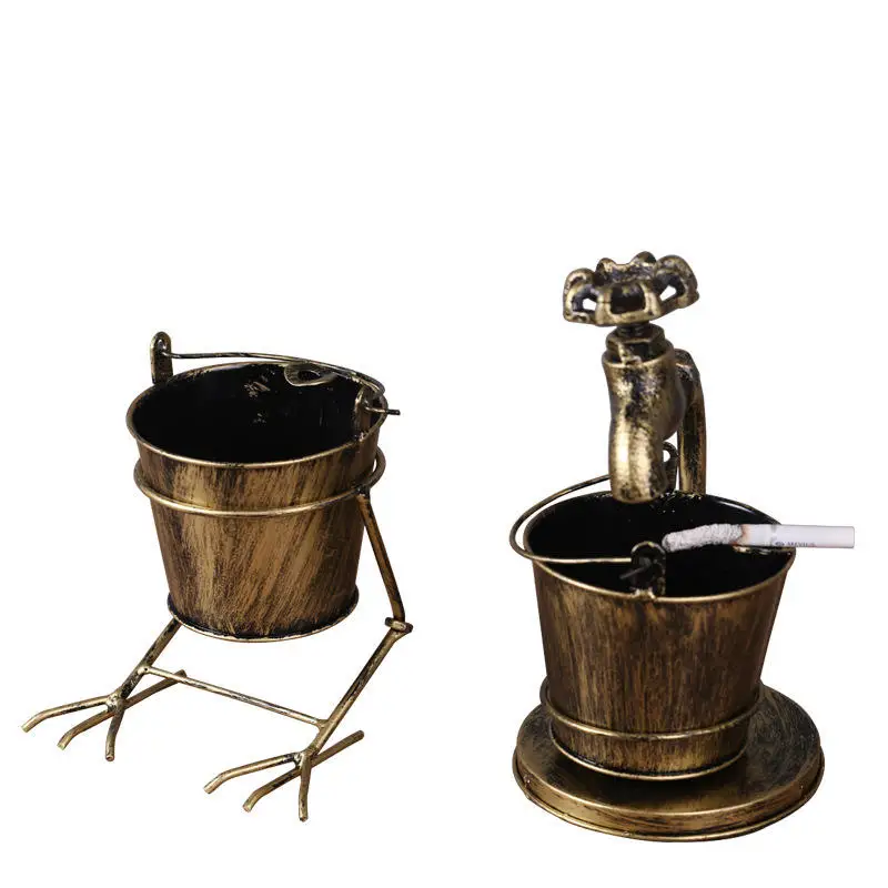 Creative Vintage Ashtray Antique Retro Cigarette Ash Cylinder Cigarette Holder Decorative Metal Crafts Table Ornament Decoration
Creative Vintage Ashtray Antique Retro Cigarette Ash Cylinder Cigarette Holder Decorative Metal Crafts Table Ornament Decoration
