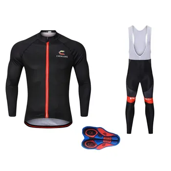 Winter Long Sleeve Cycling Clothing Black Thermal Fleece Cycling Jersey Set 9D Ropa Ciclismo Hombre Outdoor Wear Riding Clothes
Winter Long Sleeve Cycling Clothing Black Thermal Fleece Cycling Jersey Set 9D Ropa Ciclismo Hombre Outdoor Wear Riding Clothes