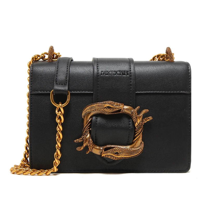MICOCAH Snake Women Bags 2019 Fashion Spring Summer Chain Bag Famous Brand Leather Bags Female White/Black GH50011
MICOCAH Snake Women Bags 2019 Fashion Spring Summer Chain Bag Famous Brand Leather Bags Female White/Black GH50011