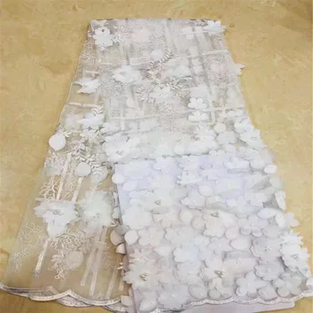 High Quality Tulle Lace 2018 Latest African Lace Fabric 3d Flower Applique Afican French Wedding Lace Fabric For 5yards A1278-1
High Quality Tulle Lace 2018 Latest African Lace Fabric 3d Flower Applique Afican French Wedding Lace Fabric For 5yards A1278-1