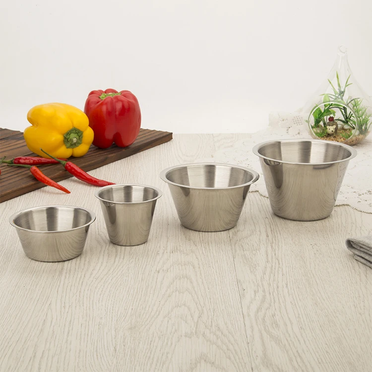 1 pcs 304 stainless steel sauce cups American Creative sauce bowls potato chips tomato paste salad fruit bowl
1 pcs 304 stainless steel sauce cups American Creative sauce bowls potato chips tomato paste salad fruit bowl