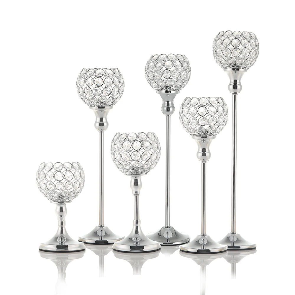 Crystal Tealight Candle Holders Coffee Dining Table Centerpieces Metal Candlesticks Stand for Mother's Day Home Decoration
Crystal Tealight Candle Holders Coffee Dining Table Centerpieces Metal Candlesticks Stand for Mother's Day Home Decoration