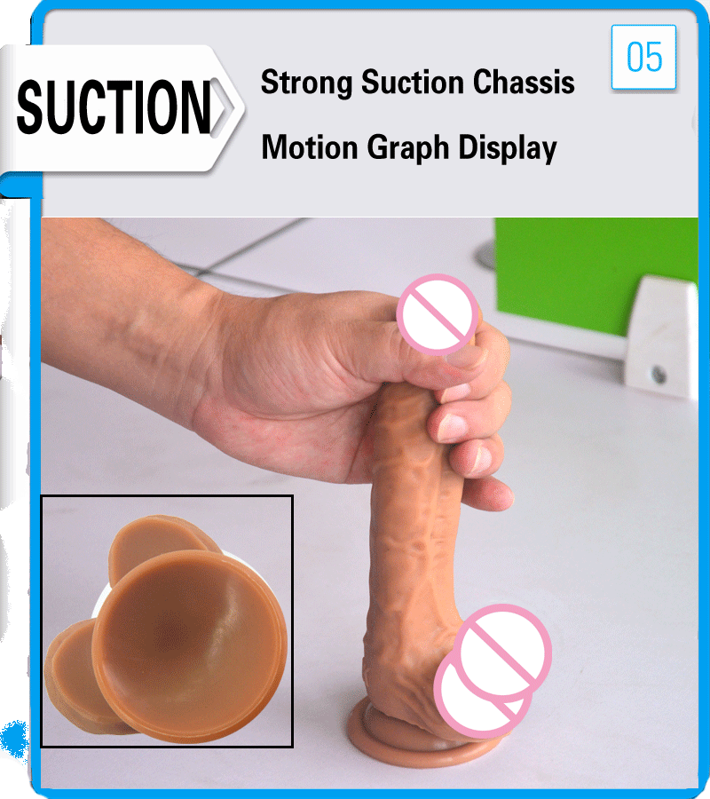 Hot Double layer silicone huge dildo health material imitation of human penis design high elasticity hot sell sex toy shop