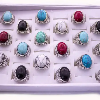 20 pcs Color Design Mixed Stone Rings For Women Wholesale Lot Vintage Silver Color Fashion Jewelry
20 pcs Color Design Mixed Stone Rings For Women Wholesale Lot Vintage Silver Color Fashion Jewelry