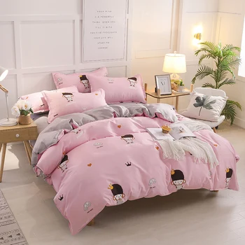 BEST.WENSD Lovely Princess Pink cartoon home textile bedclothes Soft star flat bedcover 3-4 piece set Crown boy duvet cover sets
BEST.WENSD Lovely Princess Pink cartoon home textile bedclothes Soft star flat bedcover 3-4 piece set Crown boy duvet cover sets