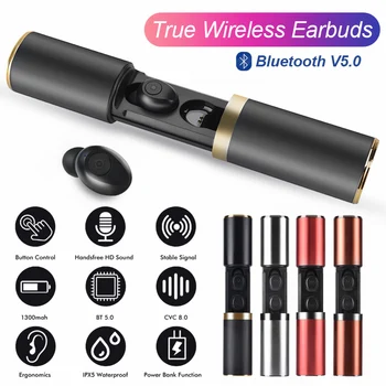 Bluetooth Earphone Sport Handsfree Wireless Headphones Headset stereo Bass tws Earbuds with Mic for iPhone Xiaomi Samsung
Bluetooth Earphone Sport Handsfree Wireless Headphones Headset stereo Bass tws Earbuds with Mic for iPhone Xiaomi Samsung