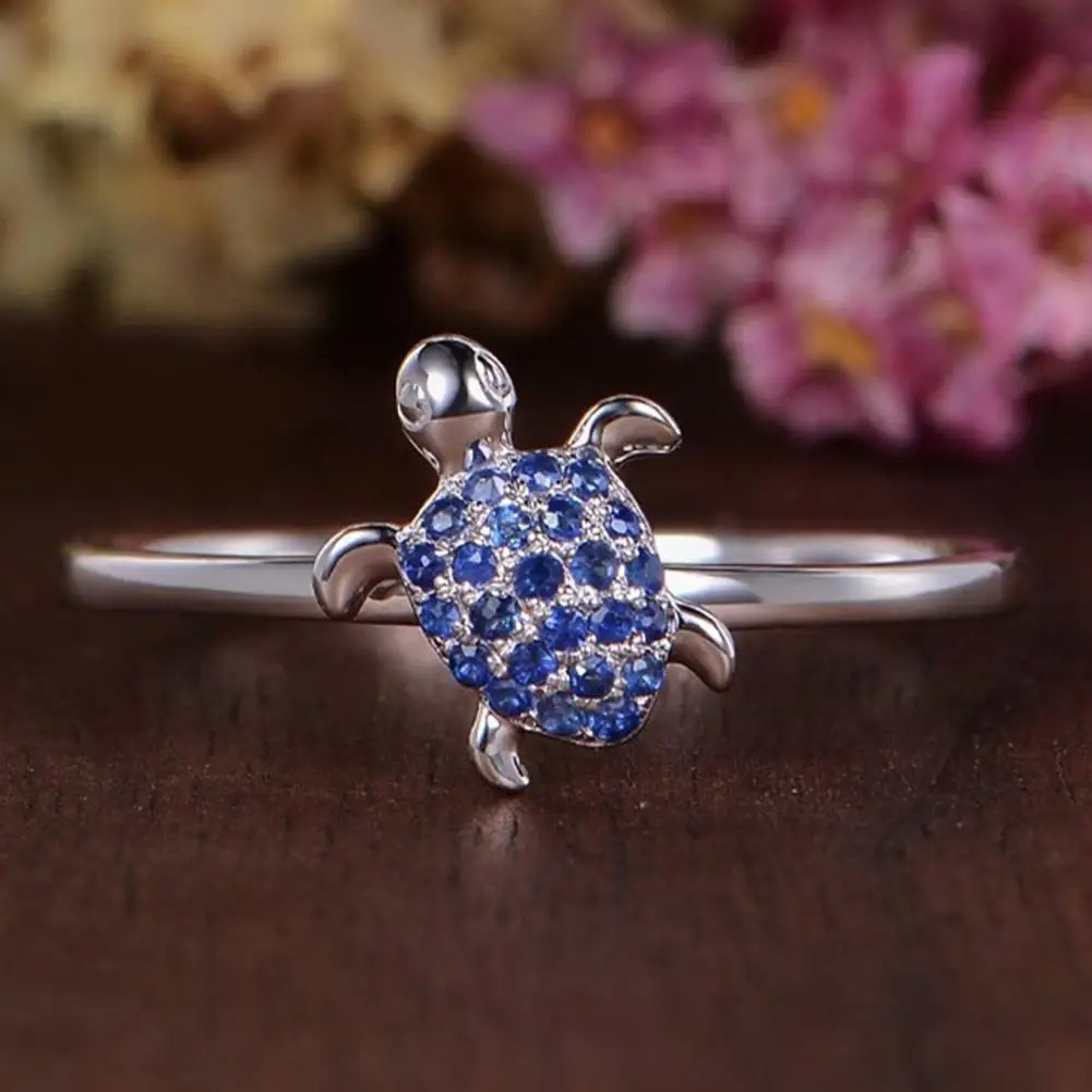 Women Fashion Cute Turtle Shiny Faux Inlaid Finger Ring Jewelry Birthday Turtle Ring Party Party Ring Valentine's Day Jewelry
Women Fashion Cute Turtle Shiny Faux Inlaid Finger Ring Jewelry Birthday Turtle Ring Party Party Ring Valentine's Day Jewelry