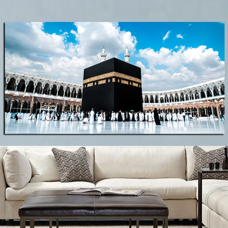 Print Mecca Islamic Last Day of Hajj Round Ornament View Muslim Mosque Landscape Painting On Canvas Religious Art Cuadros Decor
Print Mecca Islamic Last Day of Hajj Round Ornament View Muslim Mosque Landscape Painting On Canvas Religious Art Cuadros Decor