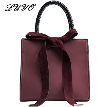 Vintage Female Big Bow Luxury Handbags Women Bags Designer 2018 Elegant Handbag Shoulder Bag High Quality PU Leather Suede Tote
Vintage Female Big Bow Luxury Handbags Women Bags Designer 2018 Elegant Handbag Shoulder Bag High Quality PU Leather Suede Tote