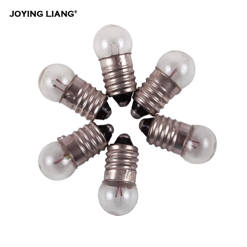 Student Electrical Experiment Lamp 5.2V 0.3A 6V 0.5A 6.2V Light Beads for Old-fashioned Flashlight Bead Bulb 50pcs/lot
Student Electrical Experiment Lamp 5.2V 0.3A 6V 0.5A 6.2V Light Beads for Old-fashioned Flashlight Bead Bulb 50pcs/lot