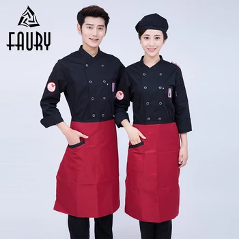 Men's Women's Embroidery Kitchen Cook Clothing Waiter Cafe Bakery BBQ Restaurant Cuisine Uniforms Catering Chef Jackets Overalls
Men's Women's Embroidery Kitchen Cook Clothing Waiter Cafe Bakery BBQ Restaurant Cuisine Uniforms Catering Chef Jackets Overalls
