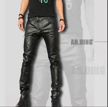 New fashion men's Europe and the United Kingdom British leather pants men's slim trousers motorcycle leather pants
New fashion men's Europe and the United Kingdom British leather pants men's slim trousers motorcycle leather pants