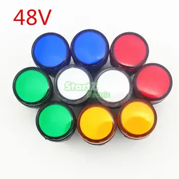 10PCS AC/DC 48V 22mm Thread LED for Electronic Indicator Signal Light Five color optional ,default red AD16-22
10PCS AC/DC 48V 22mm Thread LED for Electronic Indicator Signal Light Five color optional ,default red AD16-22
