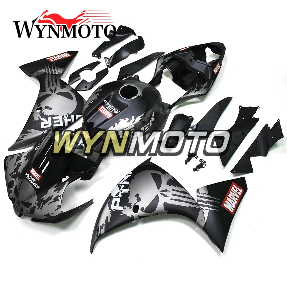 ABS Injection Plastic Full Fairings For Yamaha YZF1000 R1 Year 2012 - 2014 12 13 14 Motorcycle Skull Head Flat Black Grey Covers
ABS Injection Plastic Full Fairings For Yamaha YZF1000 R1 Year 2012 - 2014 12 13 14 Motorcycle Skull Head Flat Black Grey Covers