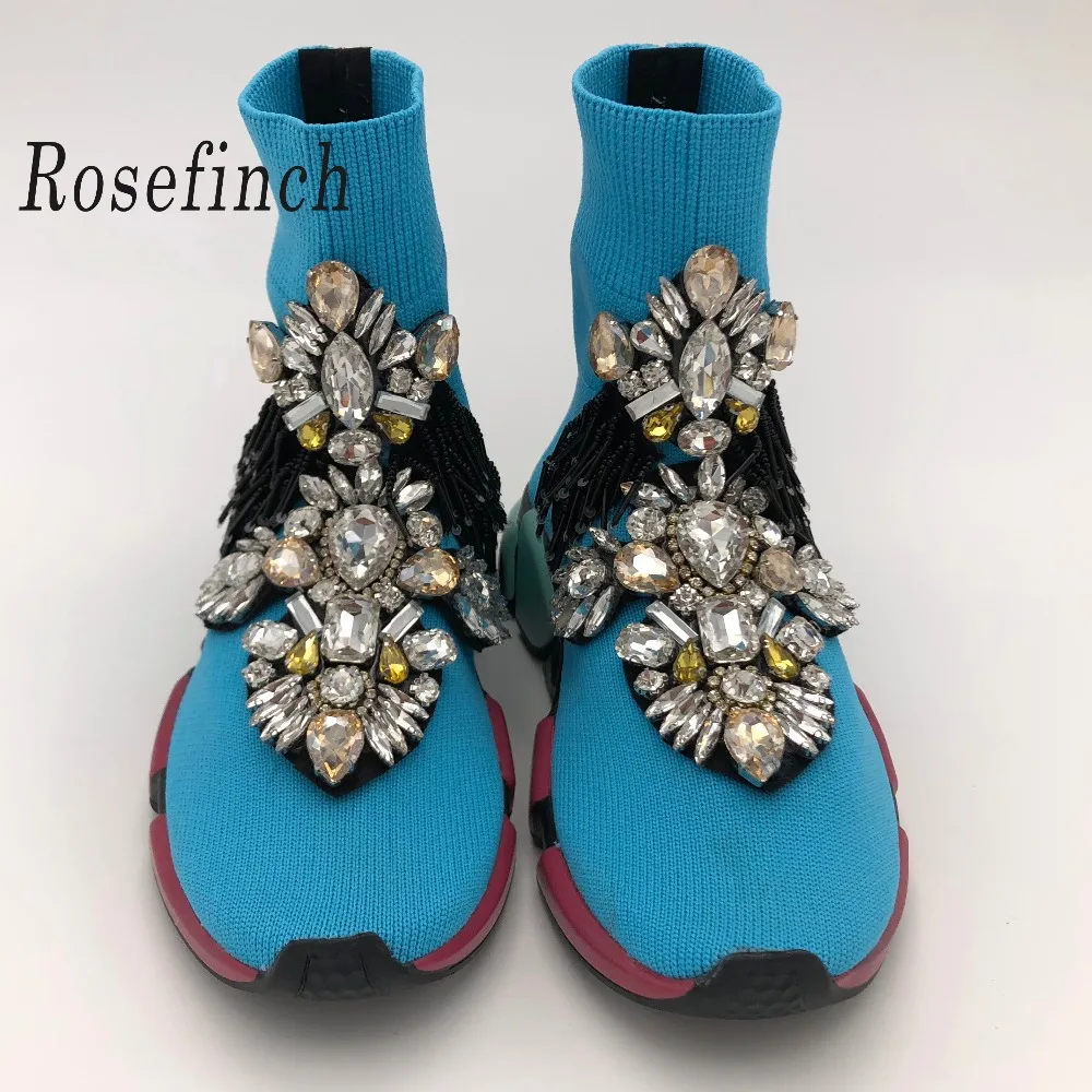Crystal Gemstone Ankle Boots Rhinestone Shoes Sneakers Woman Blue Women Flats Sneakers Shoes Women's Sneakers WK112
Crystal Gemstone Ankle Boots Rhinestone Shoes Sneakers Woman Blue Women Flats Sneakers Shoes Women's Sneakers WK112