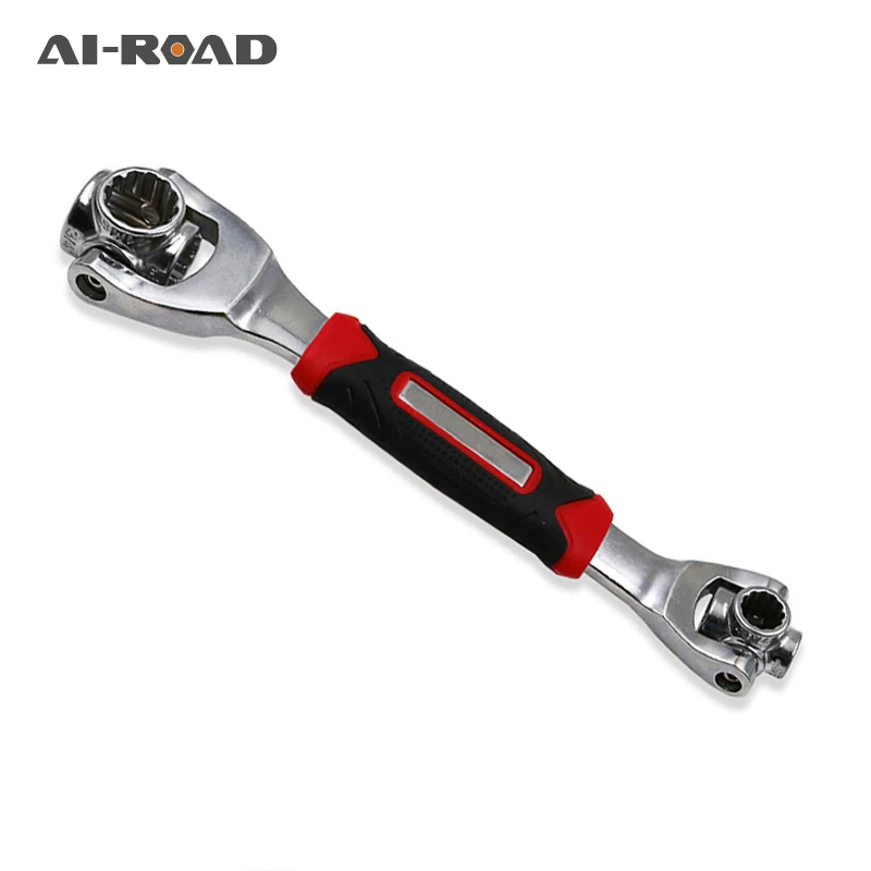Tiger Wrench 48 In 1 Handle Tools Socket Works With Spline Bolts Torx 360 Degree 6-Point Universial Furniture Car Repair 25cm
Tiger Wrench 48 In 1 Handle Tools Socket Works With Spline Bolts Torx 360 Degree 6-Point Universial Furniture Car Repair 25cm