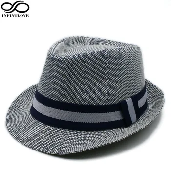LUCKYLIANJI Casual Panama Jazz Sun Hat Summer Fashion Men Women Beach Vacation Travel Fedora Gangster Trilby Cap 58cm
LUCKYLIANJI Casual Panama Jazz Sun Hat Summer Fashion Men Women Beach Vacation Travel Fedora Gangster Trilby Cap 58cm