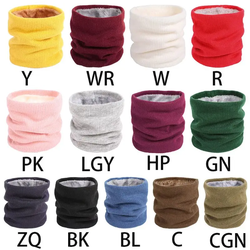 13 Colors Women Winter Thicken Plush Lining Scarf Sweet Solid Candy Color Neck Warmer Vertical Stripes Ribbed Knitted Chunky
13 Colors Women Winter Thicken Plush Lining Scarf Sweet Solid Candy Color Neck Warmer Vertical Stripes Ribbed Knitted Chunky