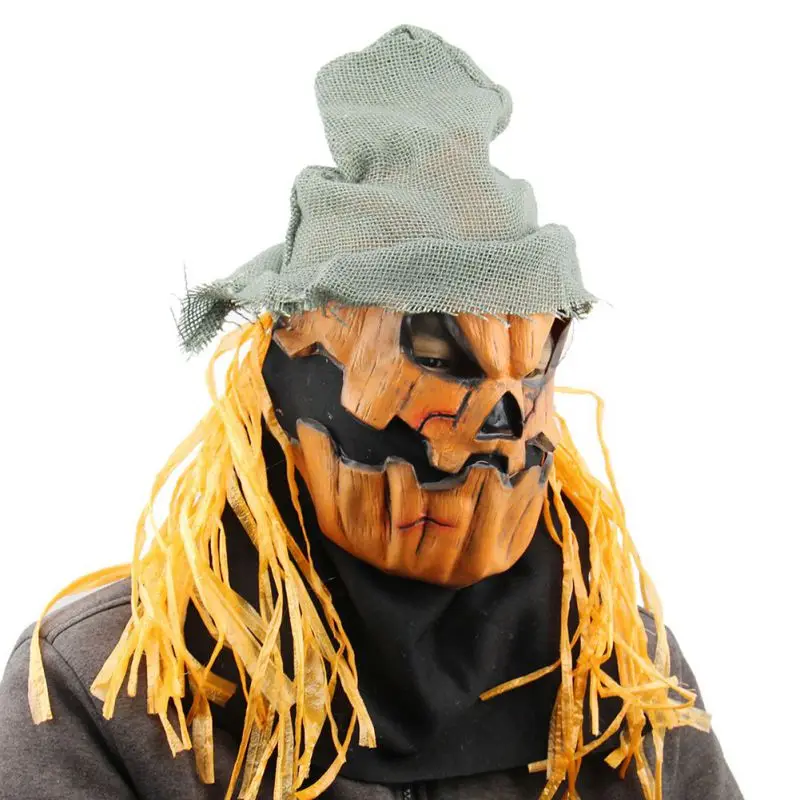Scared Pumpkin Party Ornaments Halloween Style Horror Mask Simulation Clown Mask for Halloween Special Holiday Party Supplies
Scared Pumpkin Party Ornaments Halloween Style Horror Mask Simulation Clown Mask for Halloween Special Holiday Party Supplies