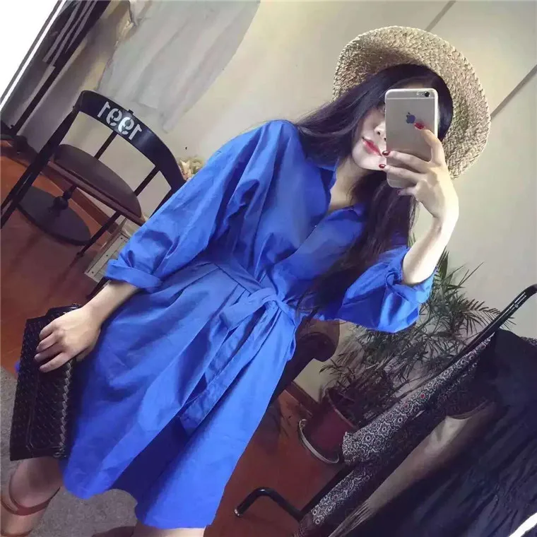 2018 New Arrival Spring Korean Version Medium-Long Blouse Women Garments T1803050
2018 New Arrival Spring Korean Version Medium-Long Blouse Women Garments T1803050
