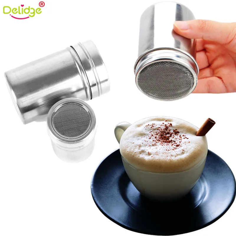Delidge 1 pc Multifunction Chocolate Cocoa Coffee Powder Blender Stainless Steel Saltcellar Pepper Dusting Pot Kitchen Tools
Delidge 1 pc Multifunction Chocolate Cocoa Coffee Powder Blender Stainless Steel Saltcellar Pepper Dusting Pot Kitchen Tools