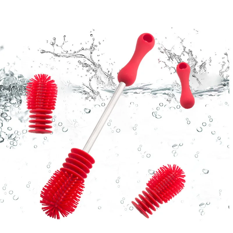 New Quality Silicone Baby Bottle Brush Silicon Wash Clearing Brushes Long Handle Baby Kids Milk Bottle Cleaner Brushes
New Quality Silicone Baby Bottle Brush Silicon Wash Clearing Brushes Long Handle Baby Kids Milk Bottle Cleaner Brushes