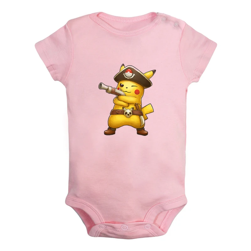 Classic Cartoon Pokemon Cute Pirate Captain Pikachu Newborn Baby Boys Girls Outfits Jumpsuit Printing Infant Bodysuit Clothes
Classic Cartoon Pokemon Cute Pirate Captain Pikachu Newborn Baby Boys Girls Outfits Jumpsuit Printing Infant Bodysuit Clothes